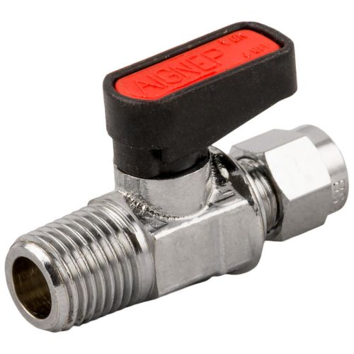 6350 VALVOLE SFERA TUBO - MASCHIO CONICO