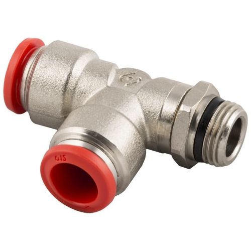50225 RACCORDI T MASCHIO LATERALI ORIENTABILI CILINDRICI