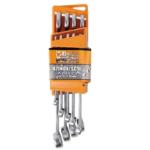 42INOX/SC9 CHIAVE INOX COMBINATA SERIE 9pz