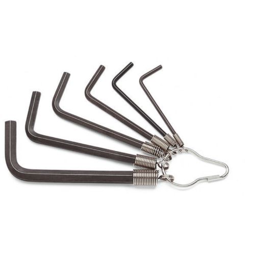 96N/ST6 CHIAVE MASCHIO ESAGONALE NERA SERIE 6pz