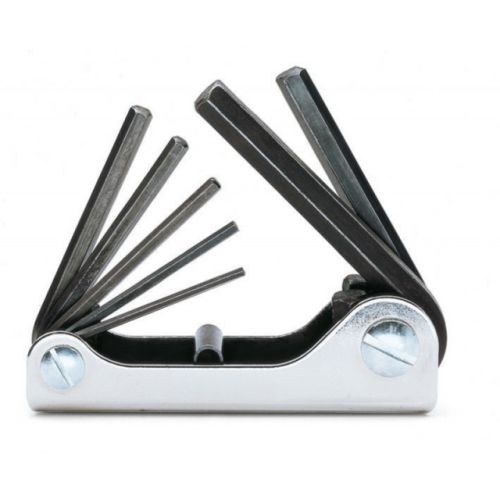 96N/G7 CHIAVE MASCHIO ESAGONALE NERA SERIE 7pz