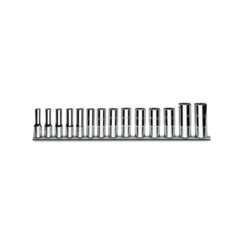 910BL/SB14 BUSSOLA POLIGONALE LUNGA 3/8 SERIE 14pz
